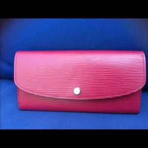 ~ New Authentic Louis Vuitton Emilie Epi Wallet ~